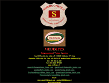 Tablet Screenshot of medimpex.it